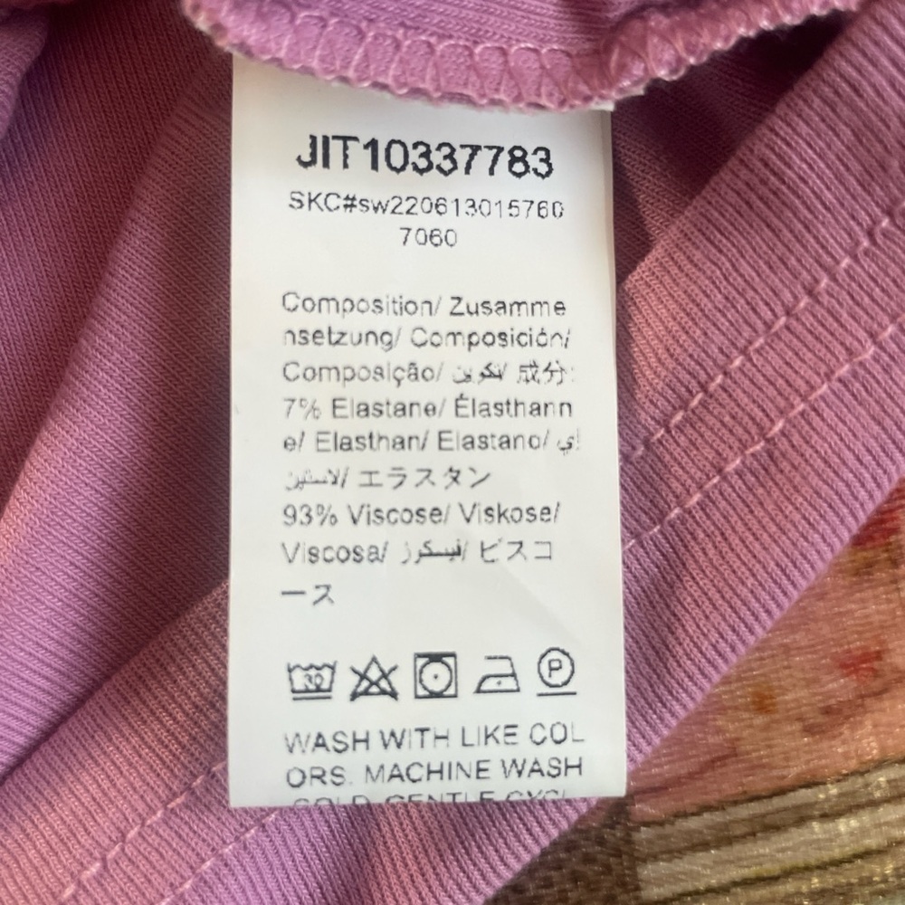 Shein Mod| Lilac Pink Ruched Cut Out Top w/Butterfly Charm|Y2K|NWOT - Picture 6 of 6